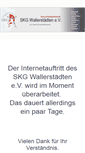 Mobile Screenshot of fussball.skg-wallerstaedten.de