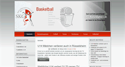 Desktop Screenshot of basketball.skg-wallerstaedten.de